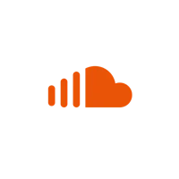 the soundcloud logo on a black background